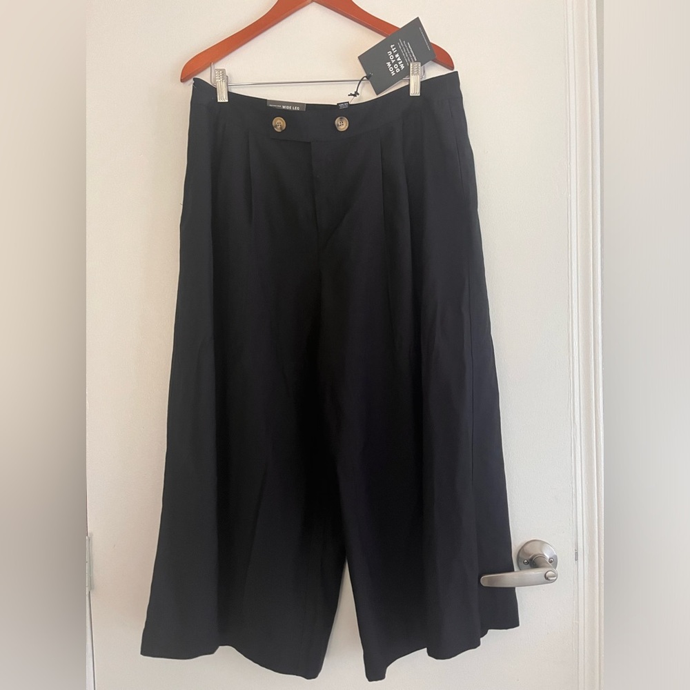 Pleated capris XL